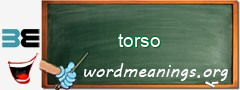 WordMeaning blackboard for torso